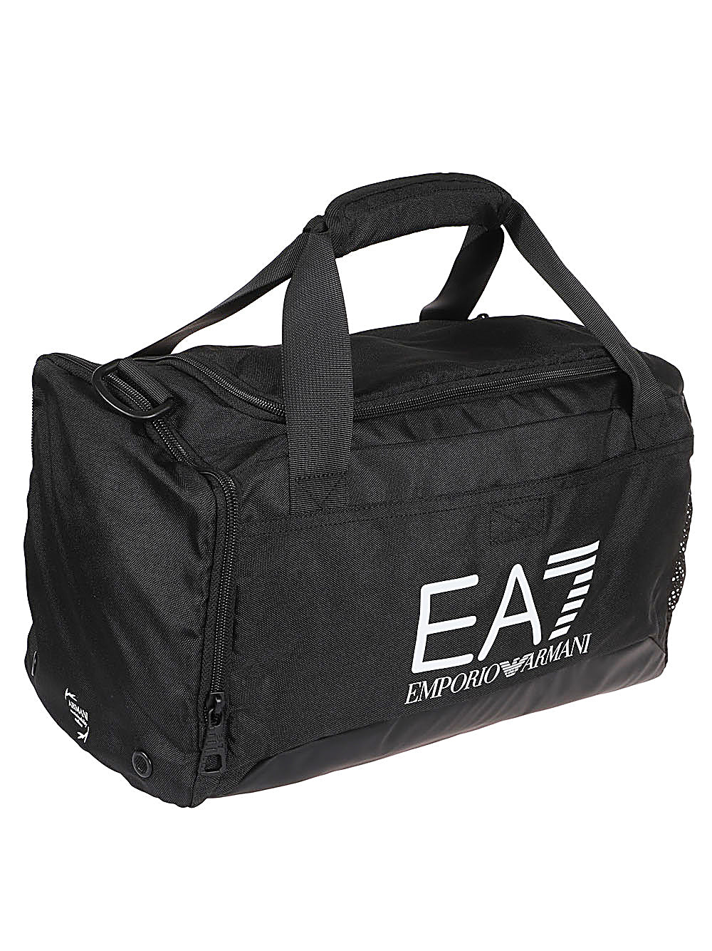 EA7 Small Duffel Bag Black With Shoulder Strap