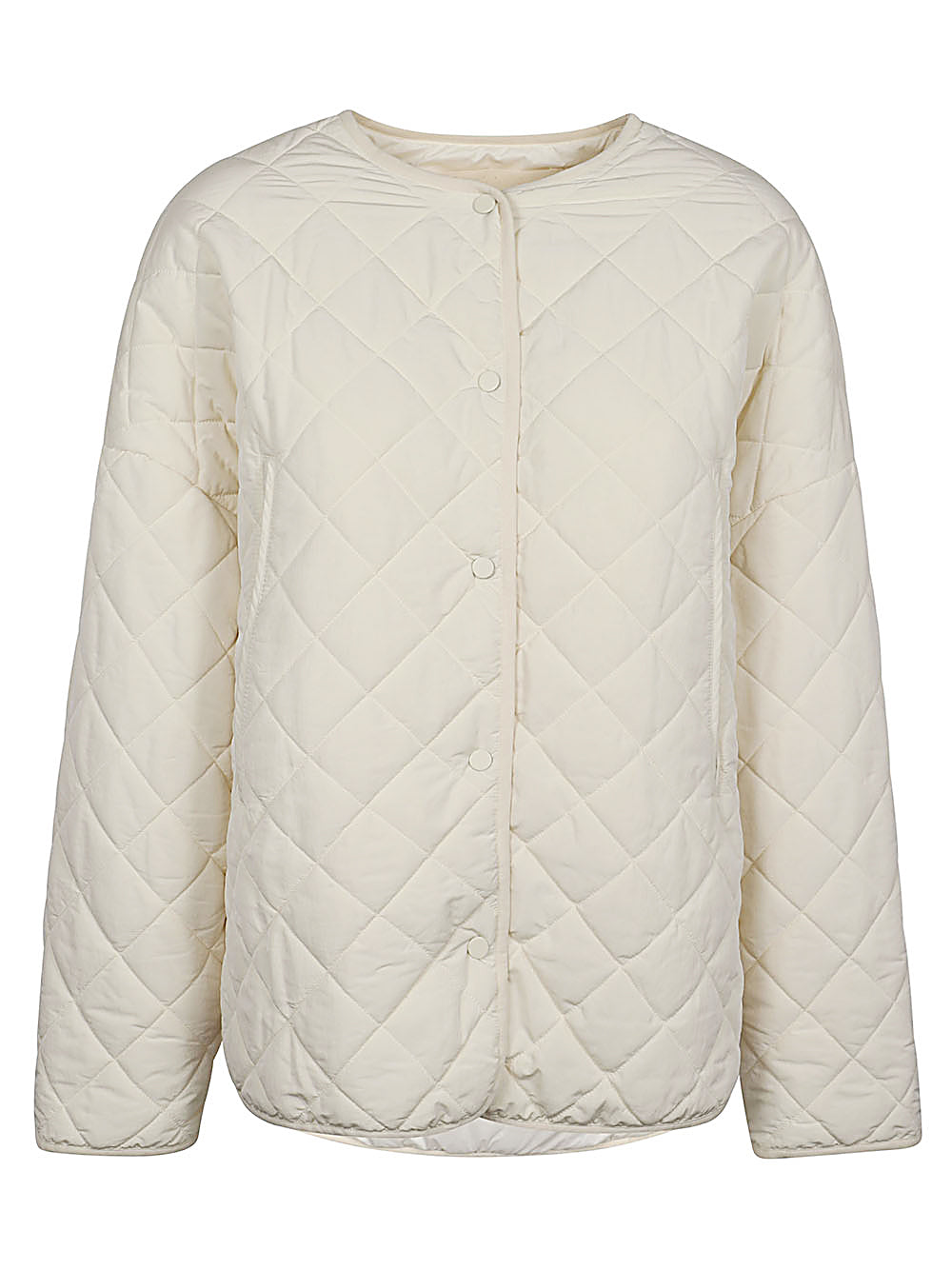 SANDBEIGE Quilted Jacket In White
