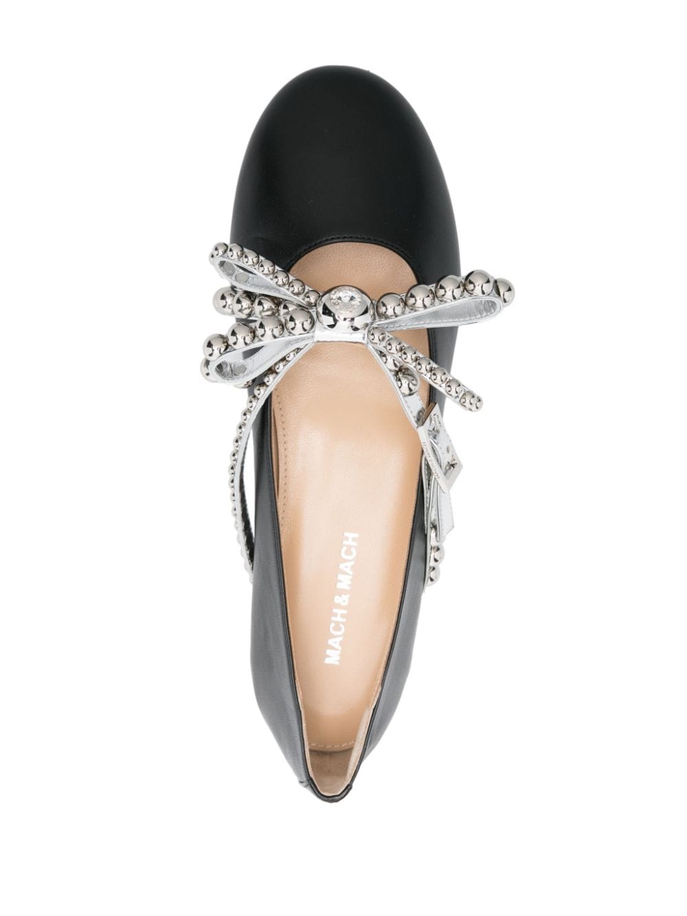 Mach & Mach Studded Ballet Flats