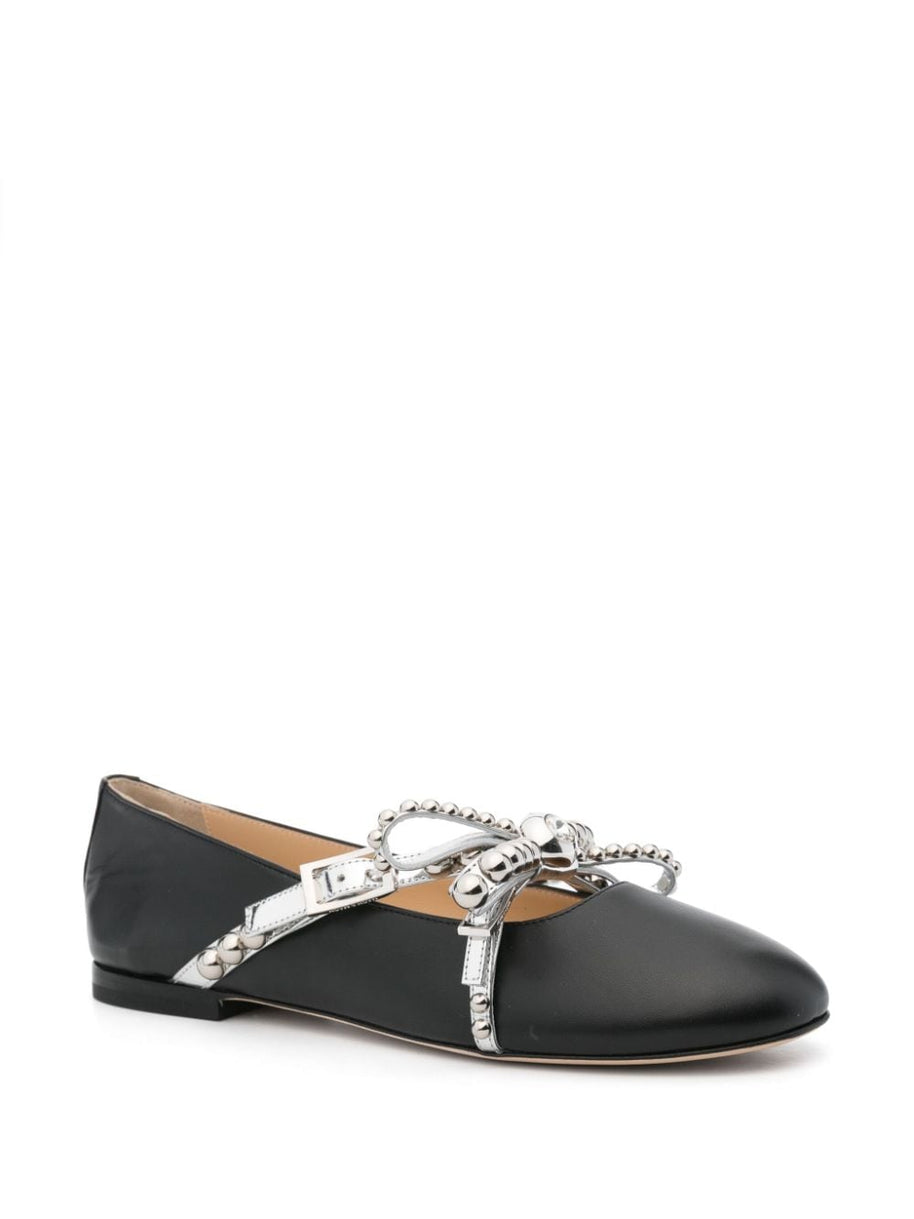 Mach & Mach Studded Ballet Flats