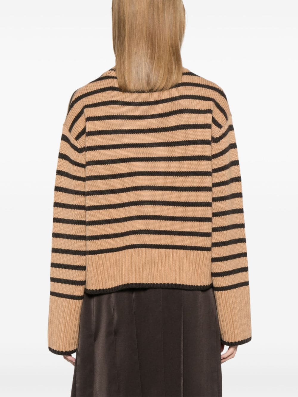 LISA YANG Striped Cashmere Sweater