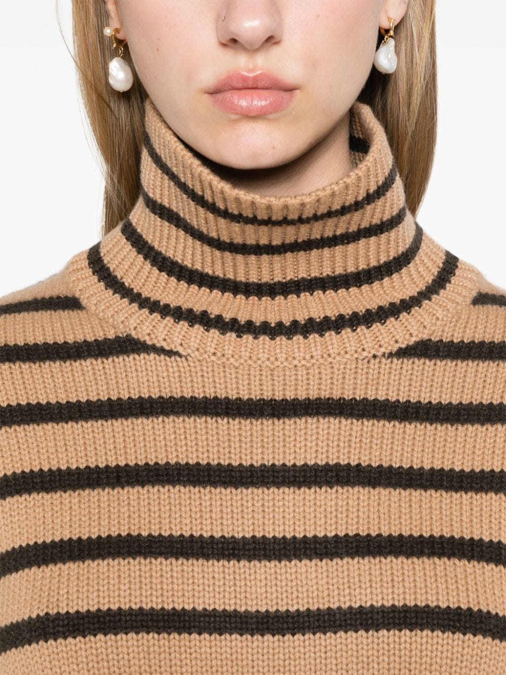 LISA YANG Striped Cashmere Sweater