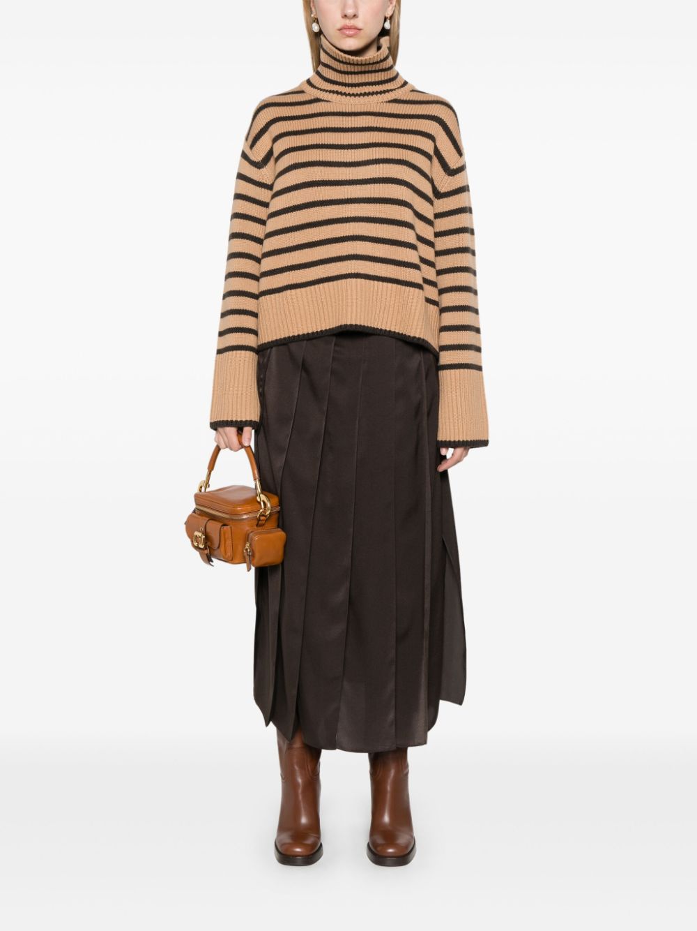 LISA YANG Striped Cashmere Sweater