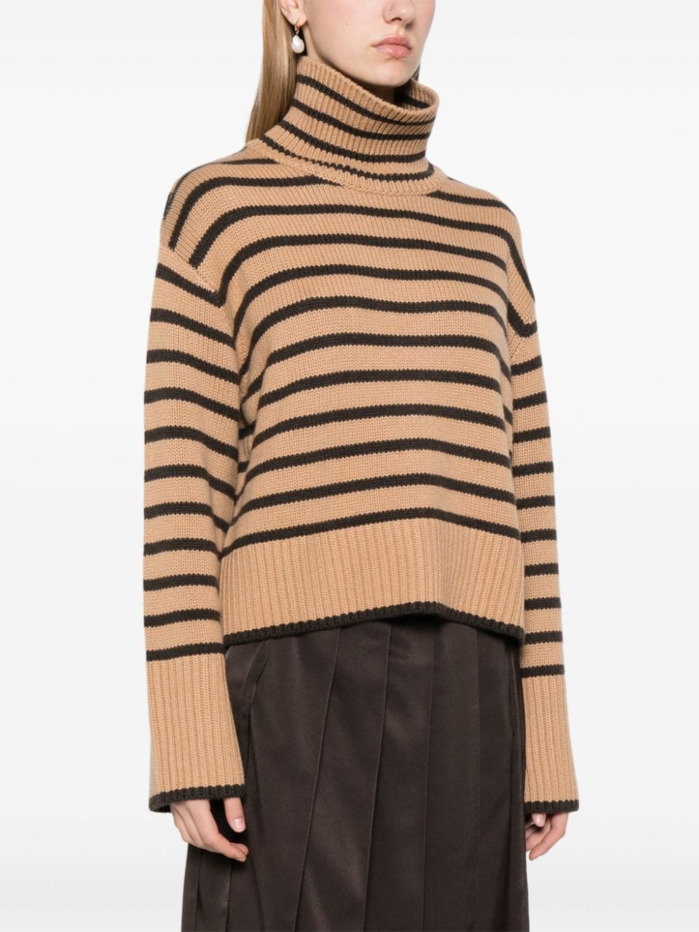 LISA YANG Striped Cashmere Sweater