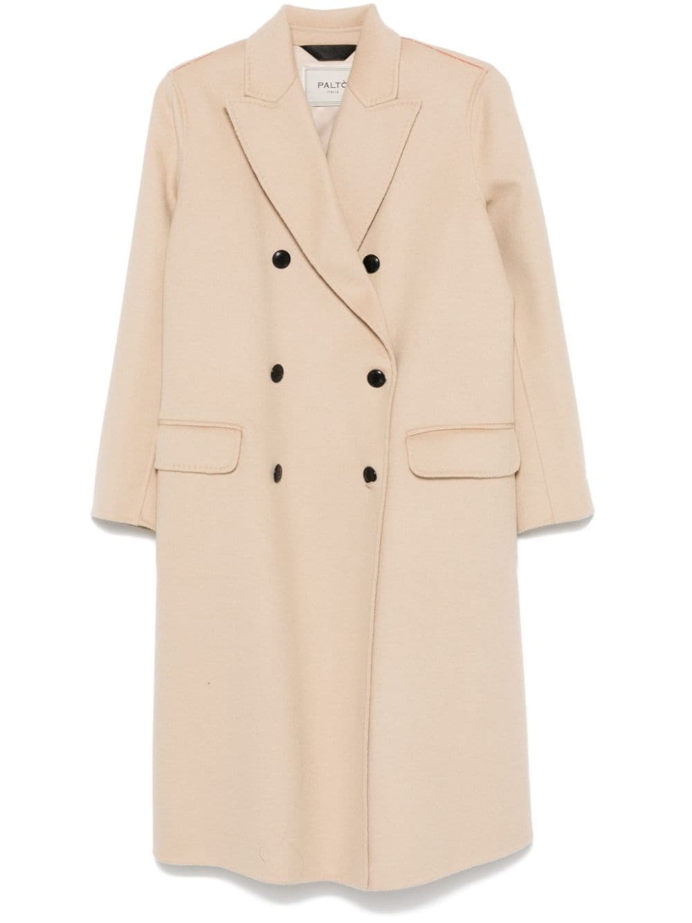 Paltò Wool Blend Coat In Beige