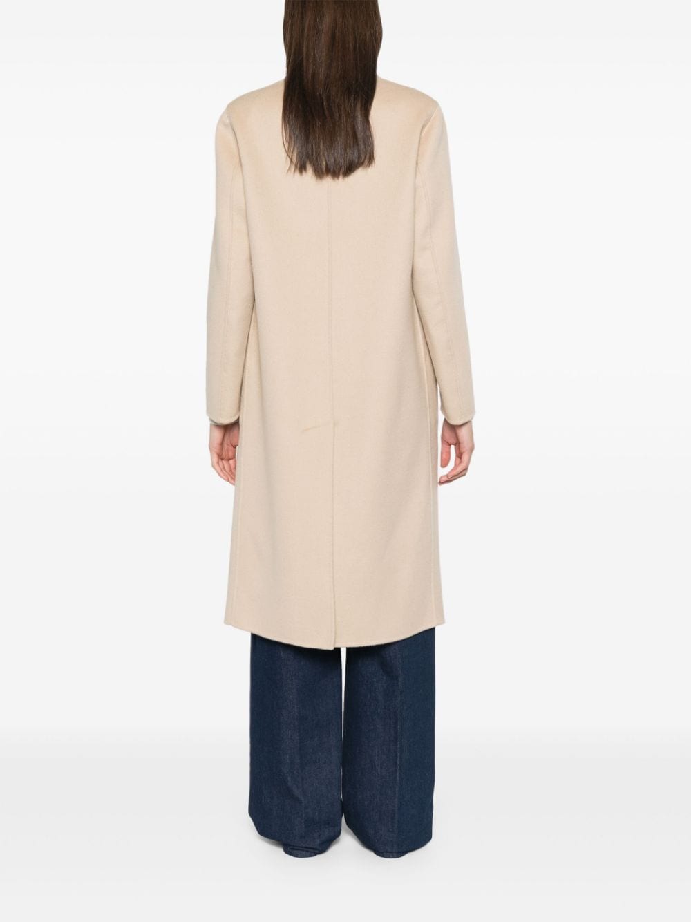 Paltò Wool Blend Coat In Beige