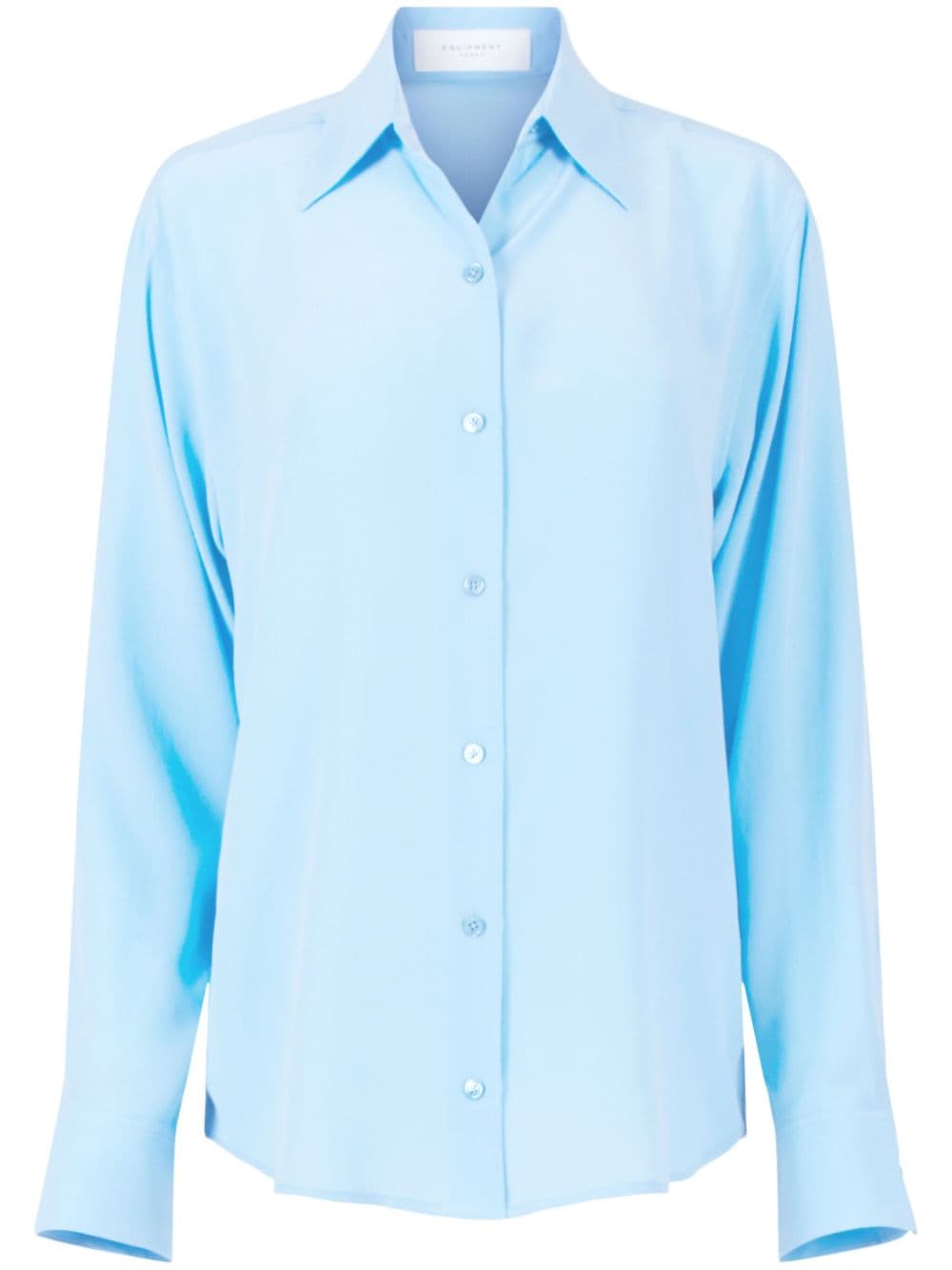 Equipment Silk Shirt Blue