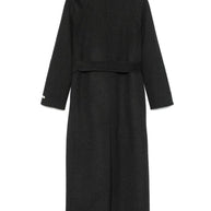 Paltò Paola Wool Belted Coat - Grey