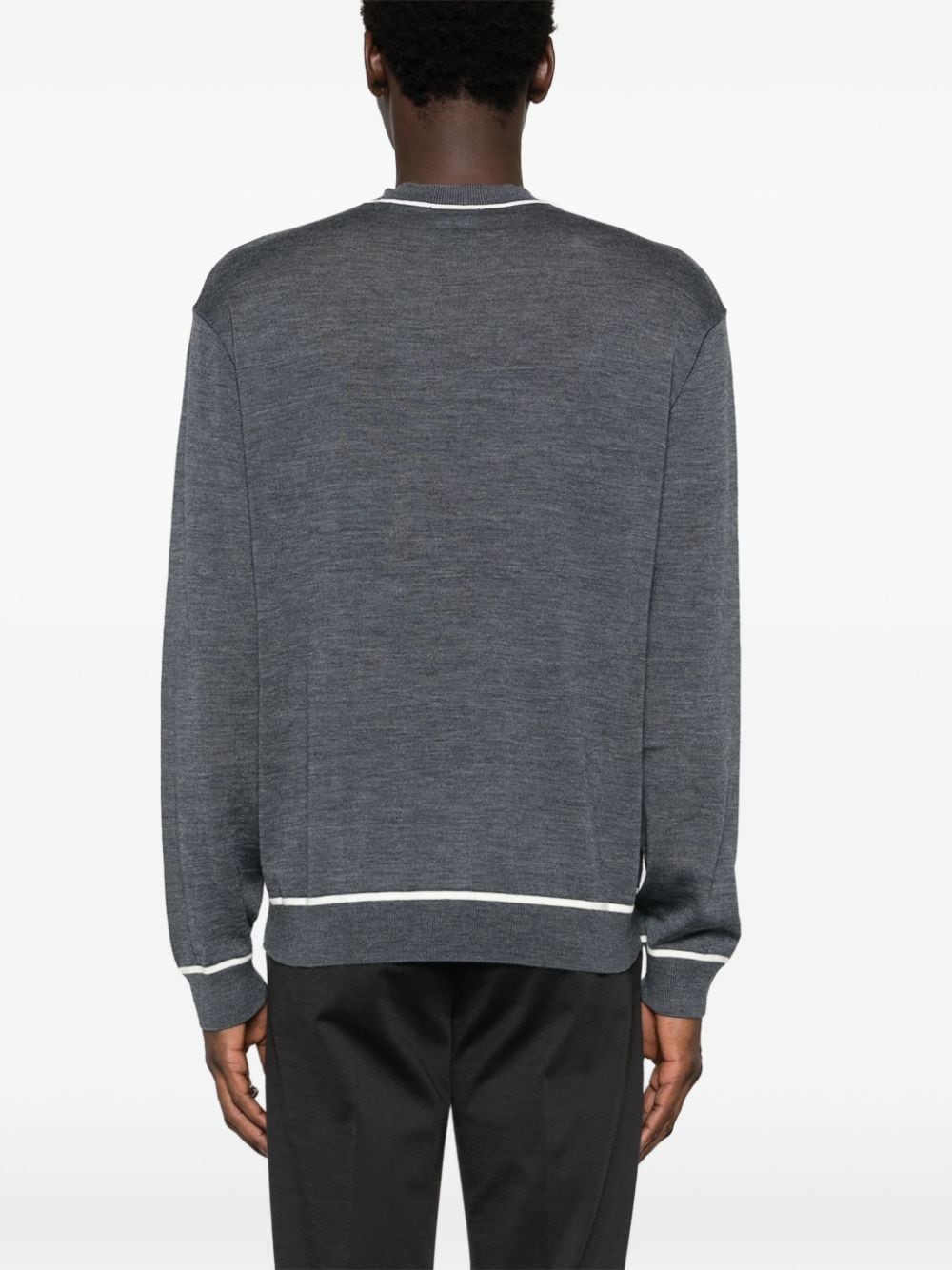 Emporio Armani Wool Sweater Grey