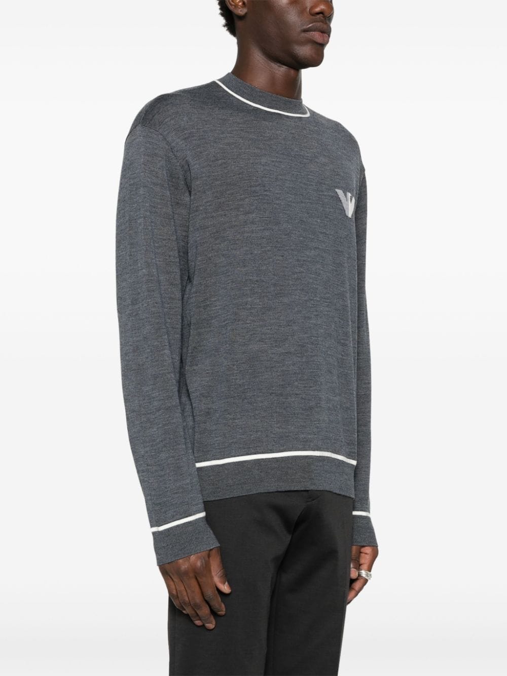 Emporio Armani Wool Sweater Grey