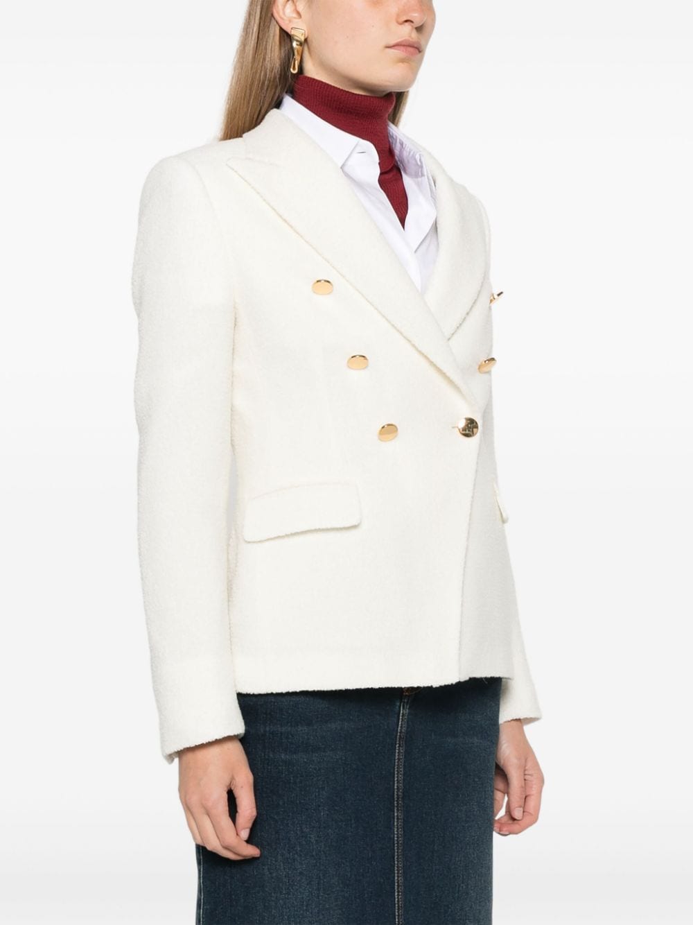Tagliatore Alicya Wool Bouclé Blazer