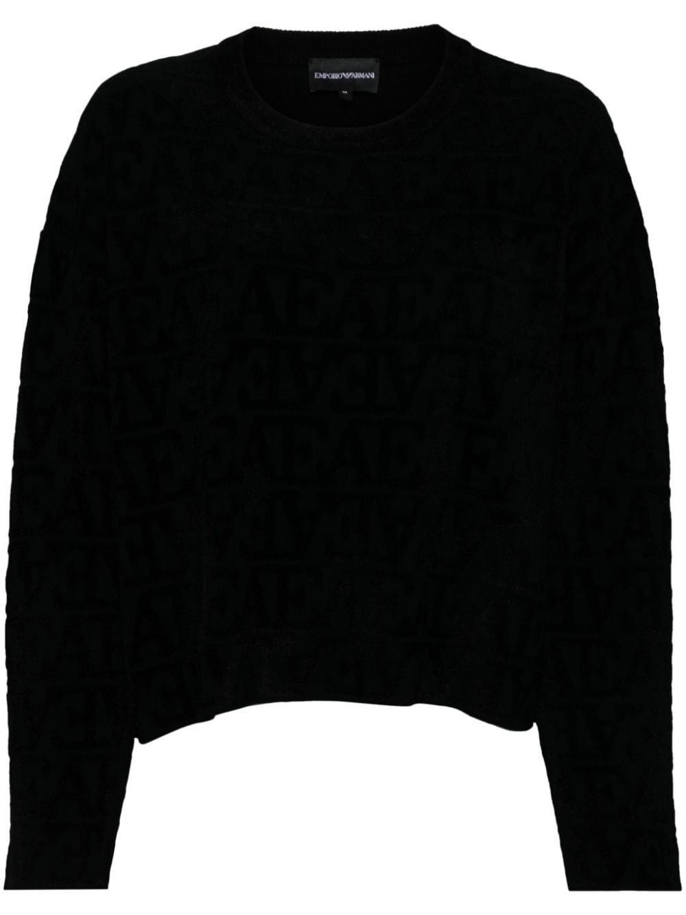 Emporio Armani All-Over Logo Sweater