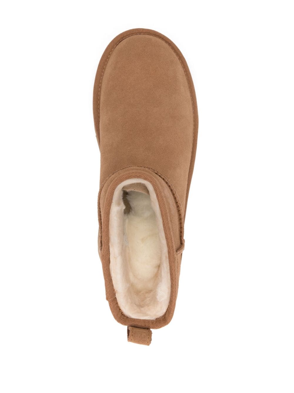 UGG Australia Ultra Mini New Heights Boots In Beige