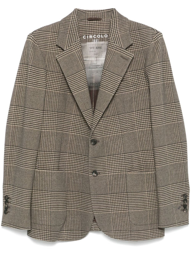 Circolo 1901 Single Breasted Jacket In Brown