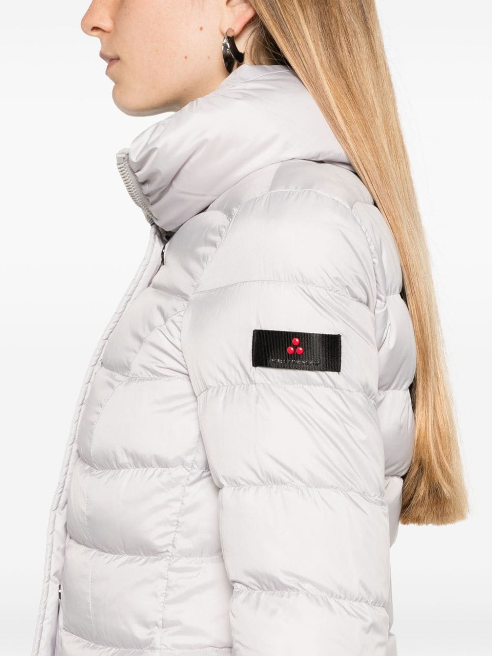 Peuterey Short Down Jacket In Grey