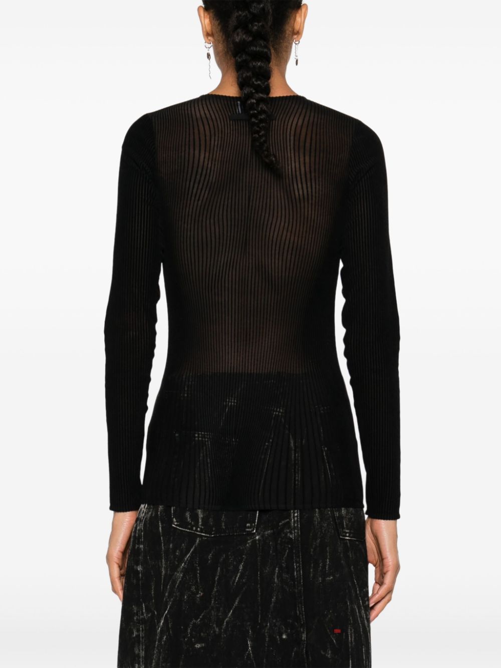 JEAN PAUL GAULTIER Semi Sheer Mesh Top