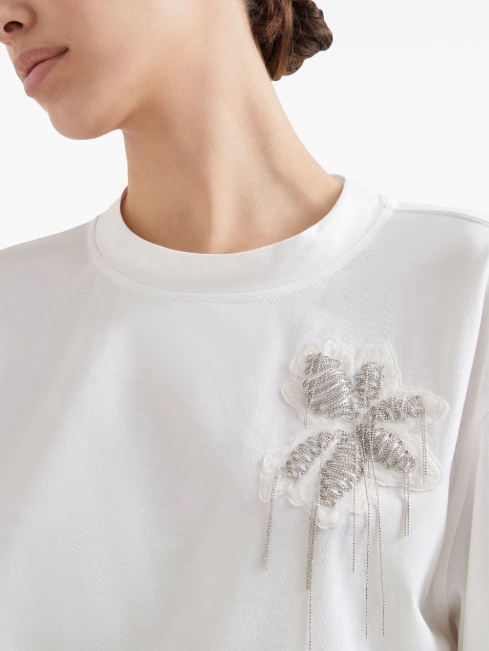 Brunello Cucinelli Embellished T-Shirt