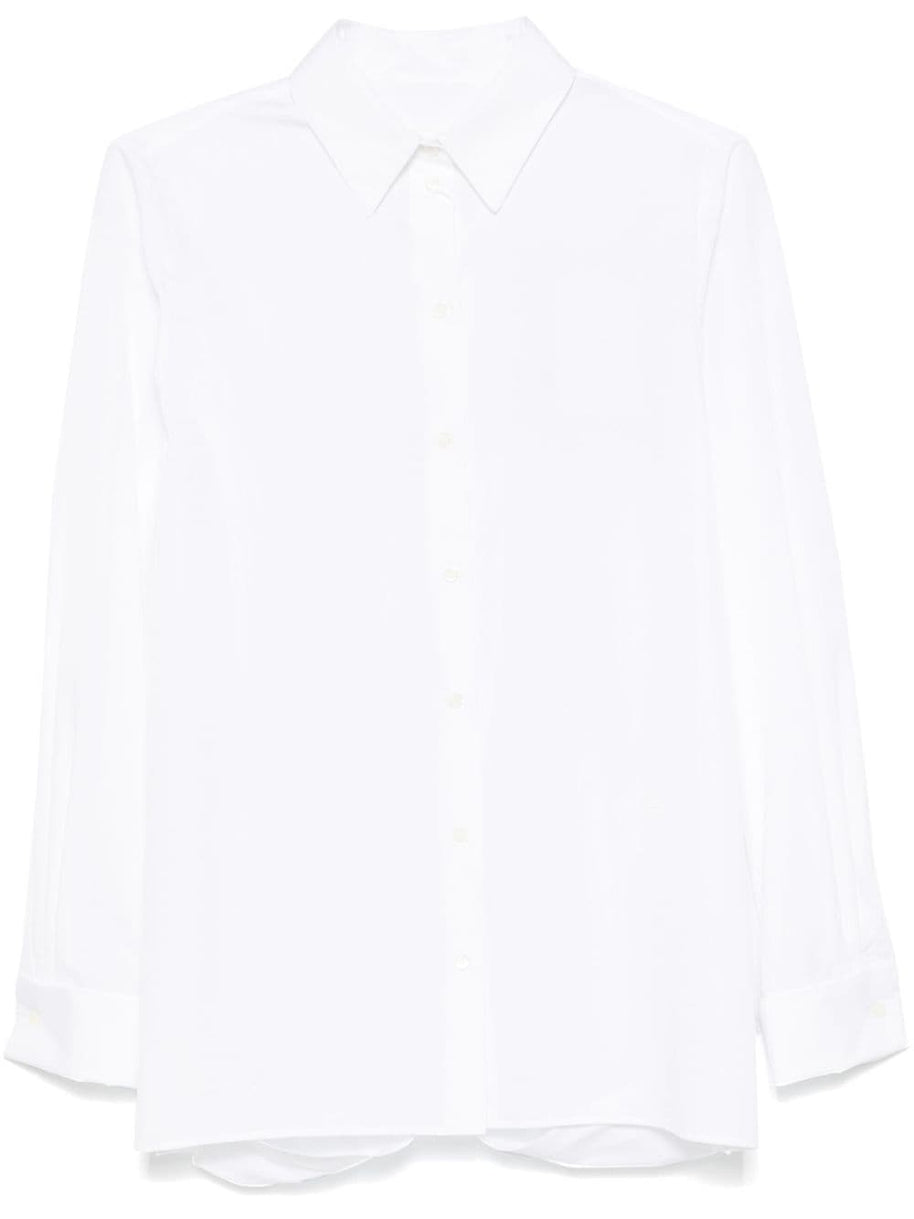 Givenchy Cotton Poplin Open Back Shirt