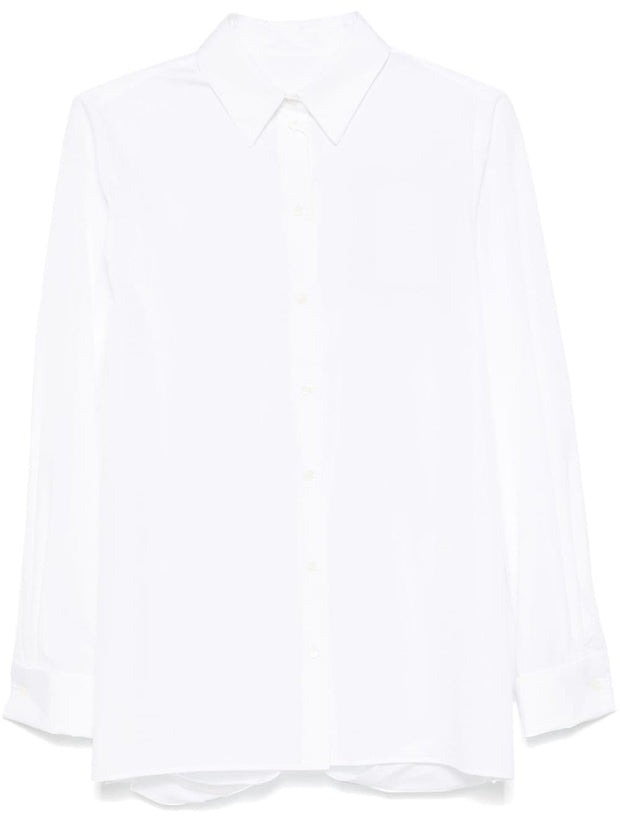 Givenchy Cotton Poplin Open Back Shirt