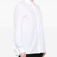 Givenchy Cotton Poplin Open Back Shirt