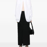 Givenchy Cotton Poplin Open Back Shirt