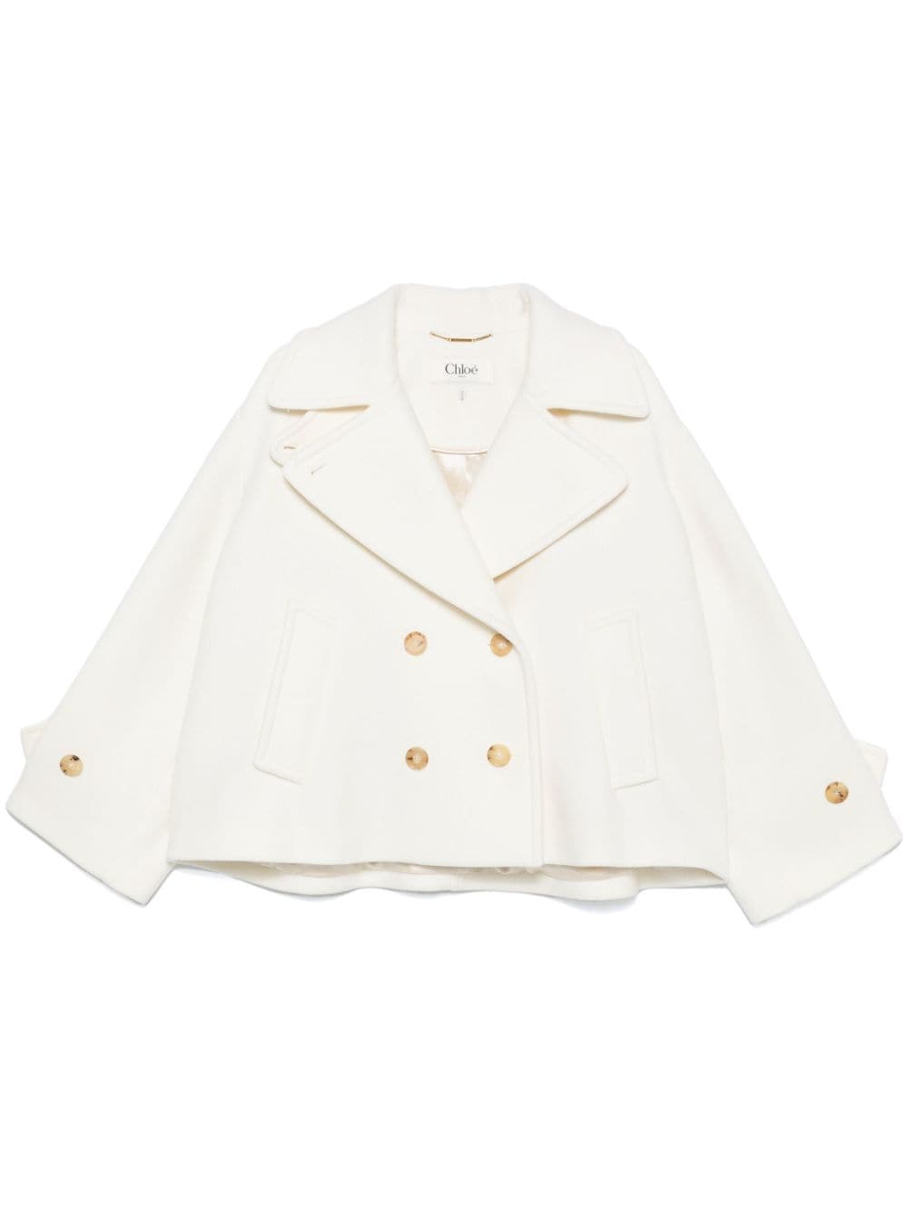 Chloè Oversized Short Wool Coat