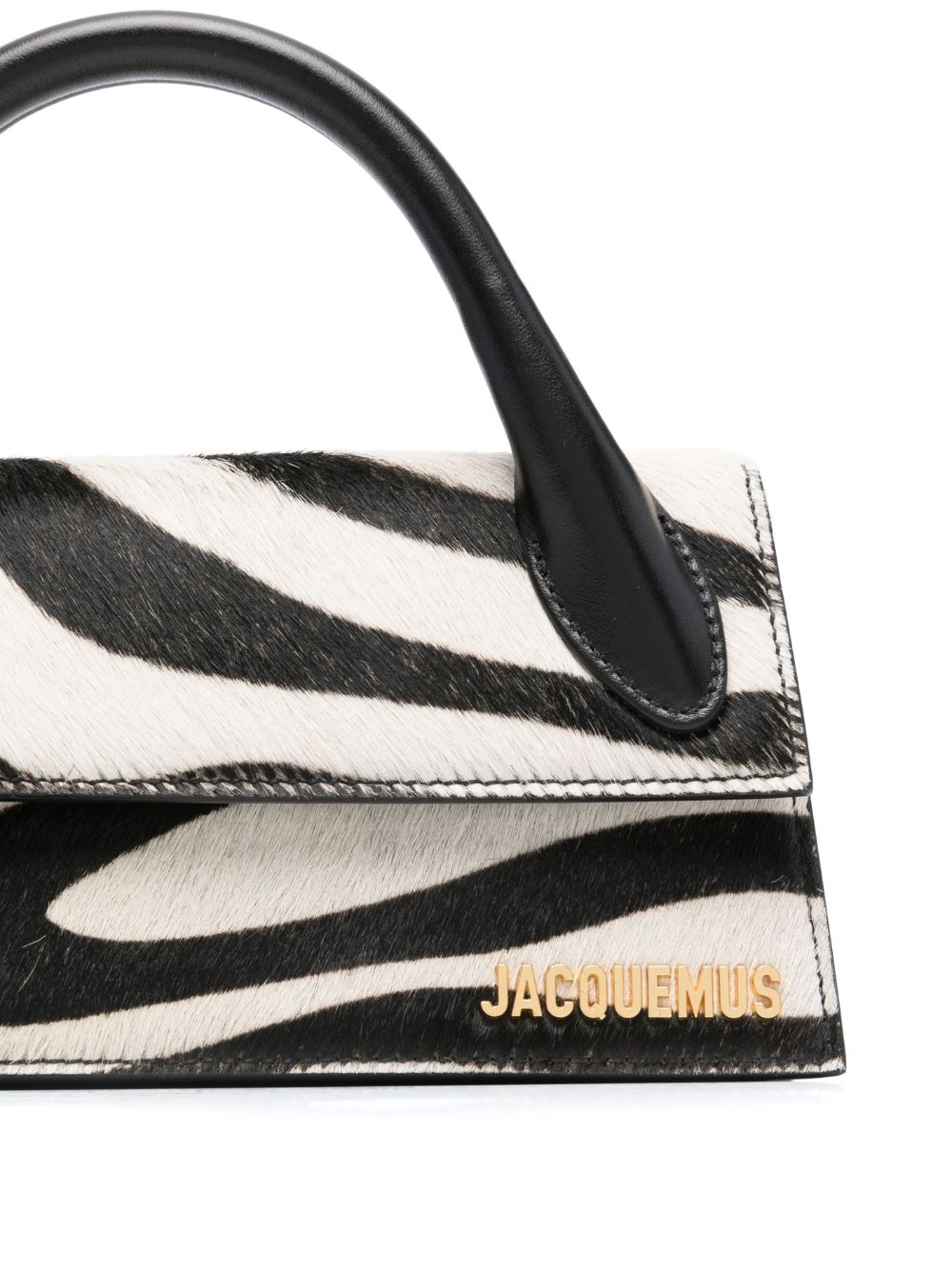 JACQUEMUS The long Chiquito Mini Bag Black