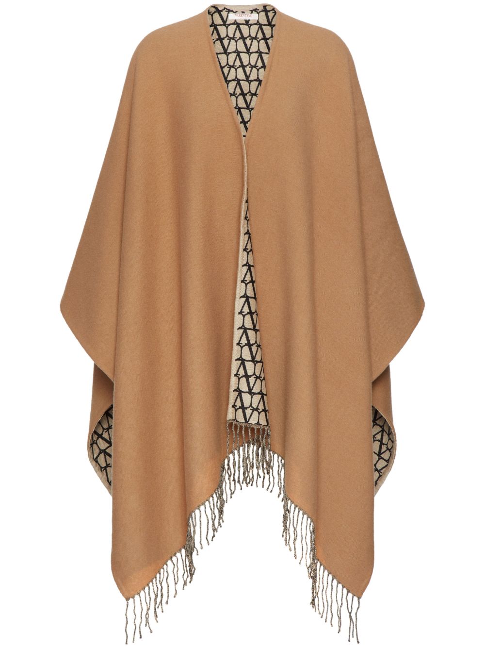 Valentino Virgin Wool Blend Cape