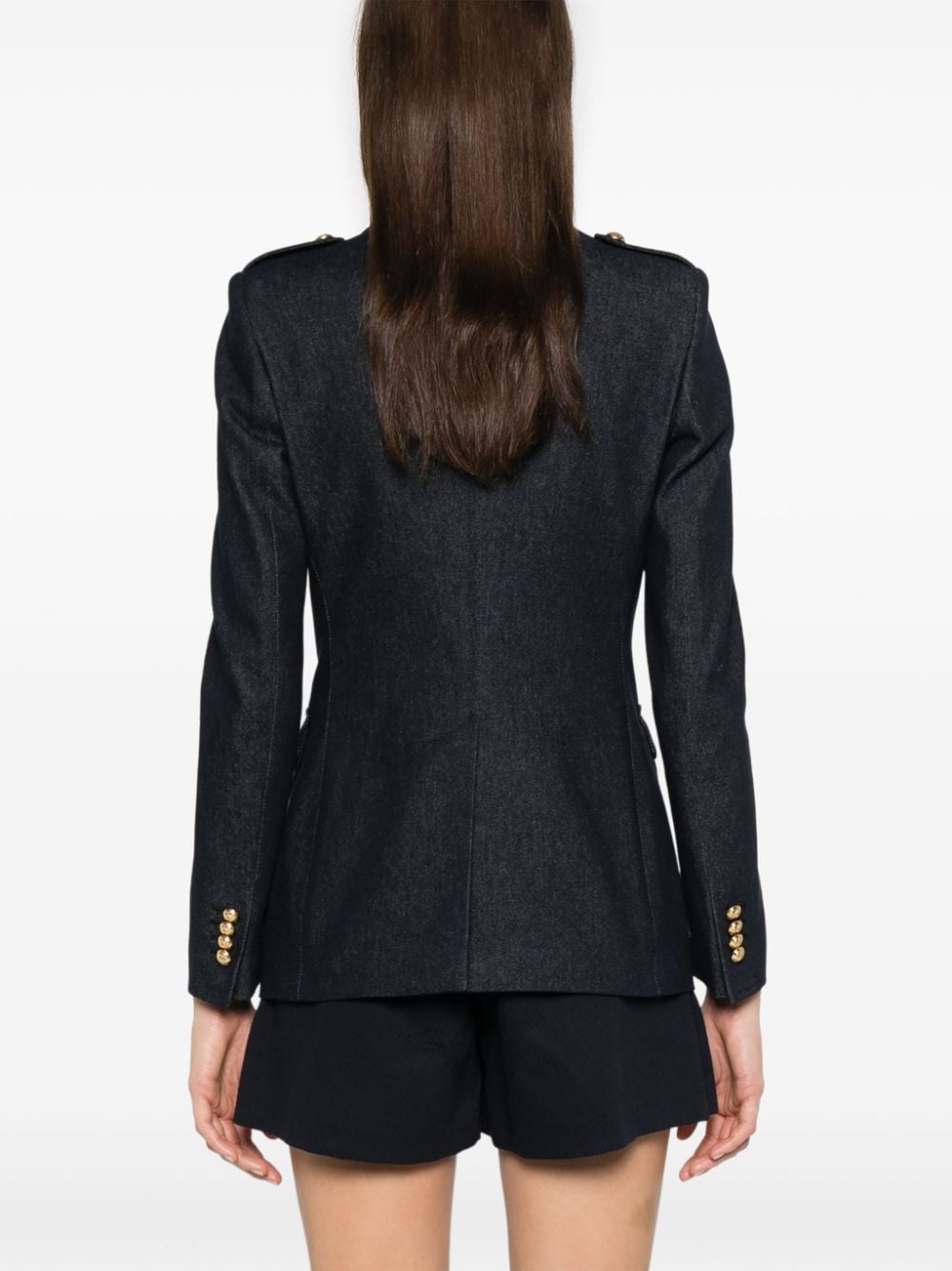 Tagliatore Heather Dark Denim Blazer