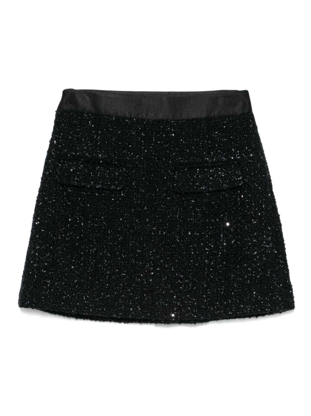 Emporio Armani Sequin Tweed Mini Skirt