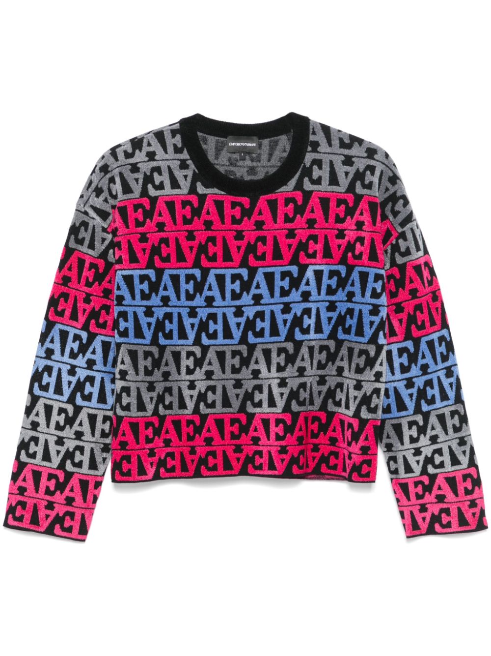 Emporio Armani All-Over Logo Sweater