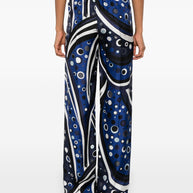 Pucci Fontane Print Silk Pants