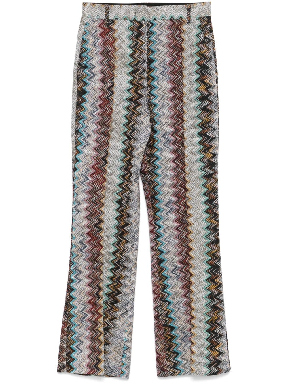 Missoni Metallic Zigzag Straight Leg Pants