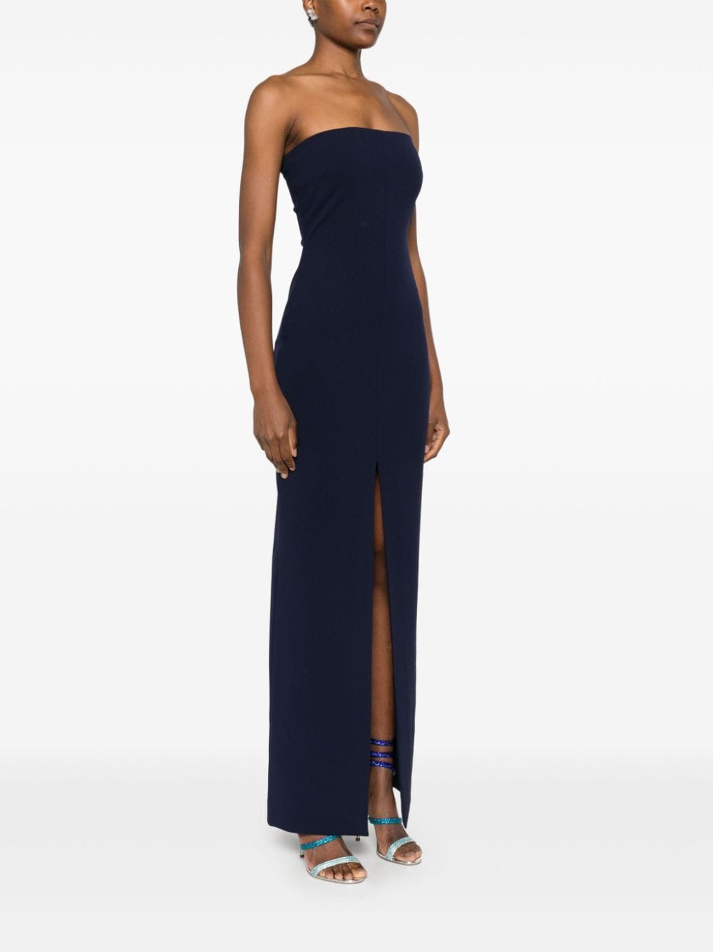 Solace London Strapless Stretch Maxi Dress