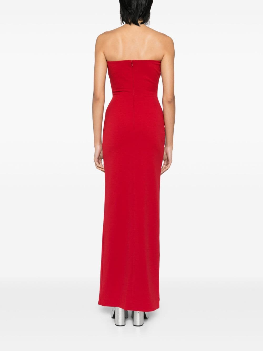 Solace London Strapless Stretch Maxi Dress