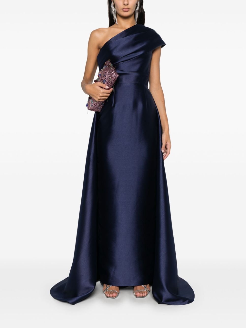 Solace London Alba One Shoulder Gown