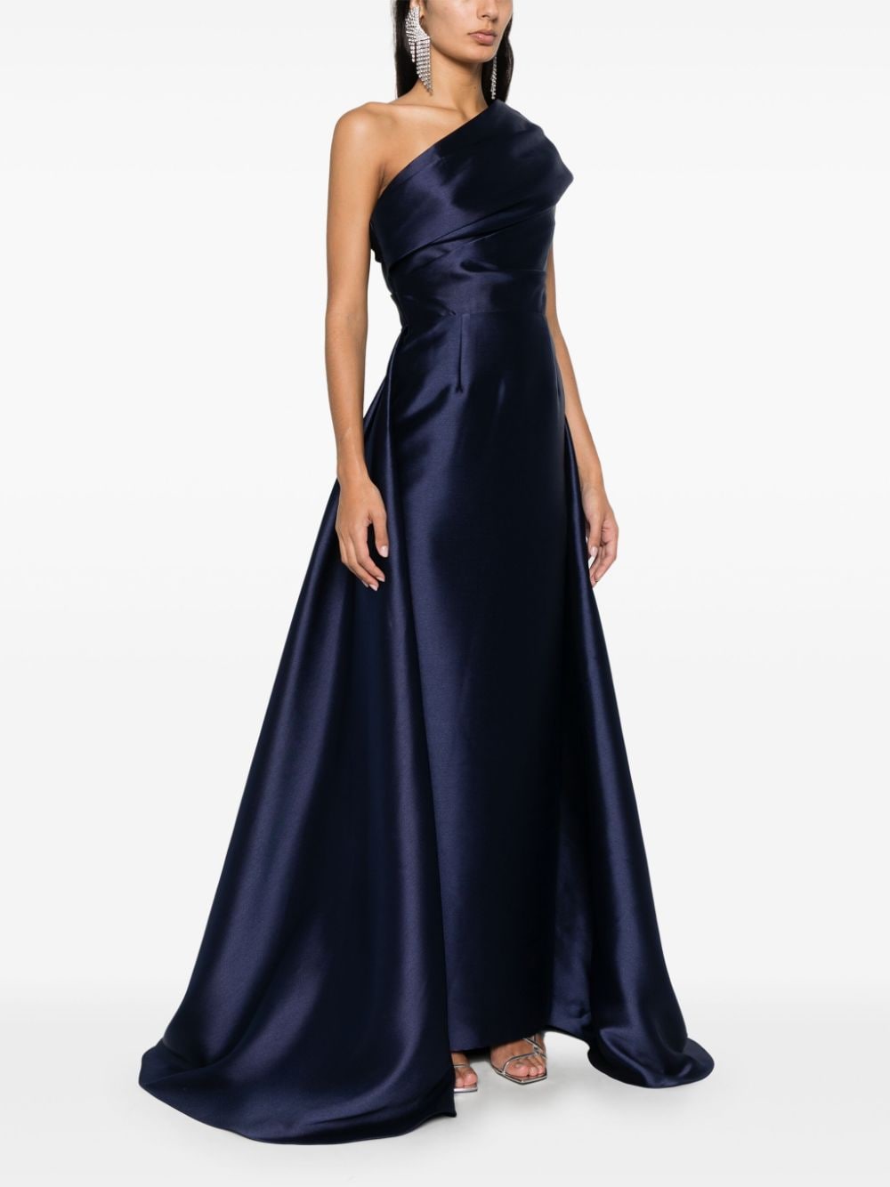 Solace London Alba One Shoulder Gown