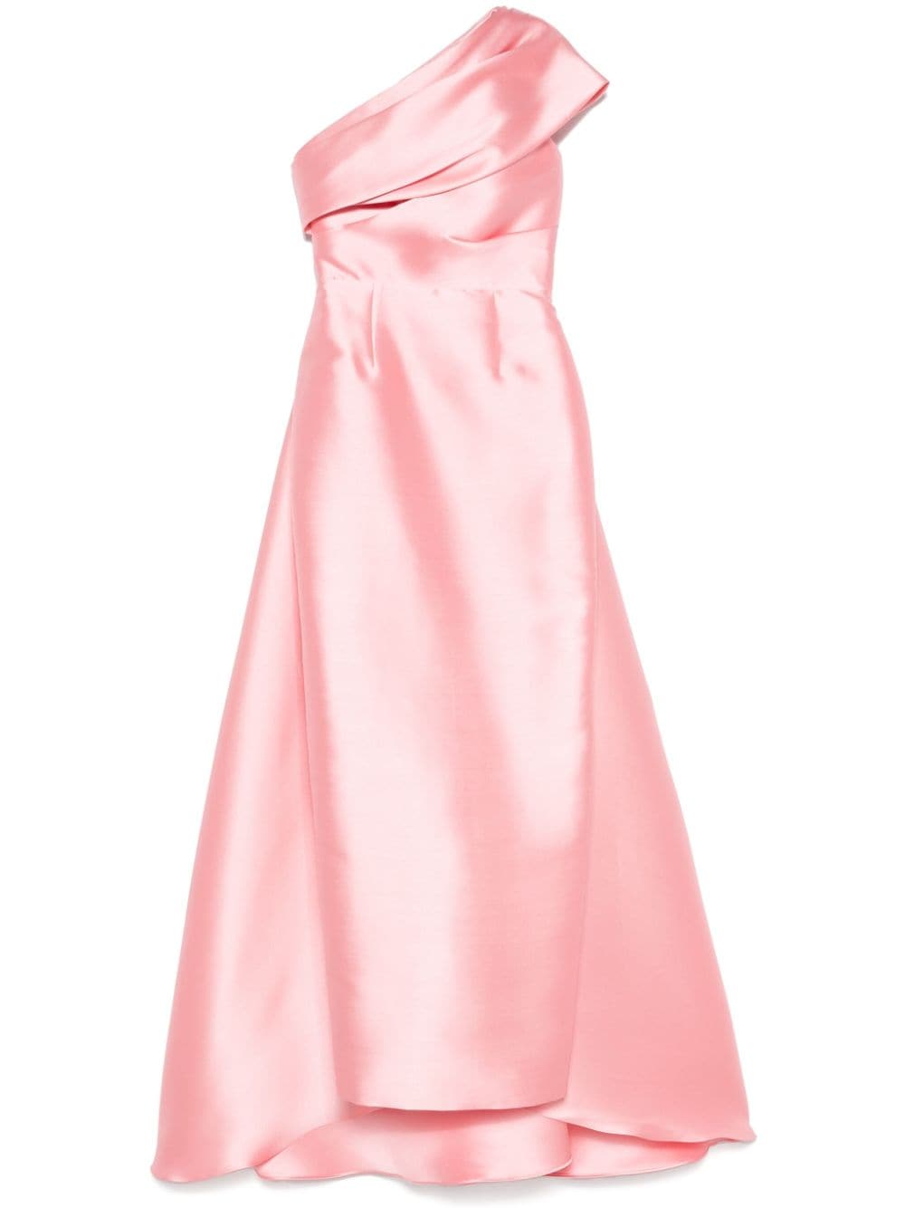 Solace London Albe One-shoulder Gown Pink