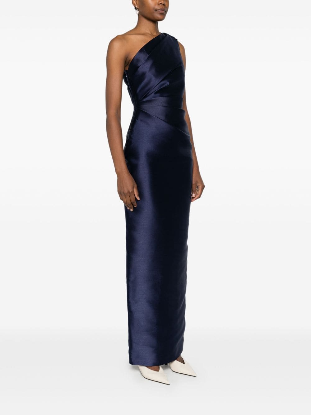 Solace London Kira One Shoulder Gown