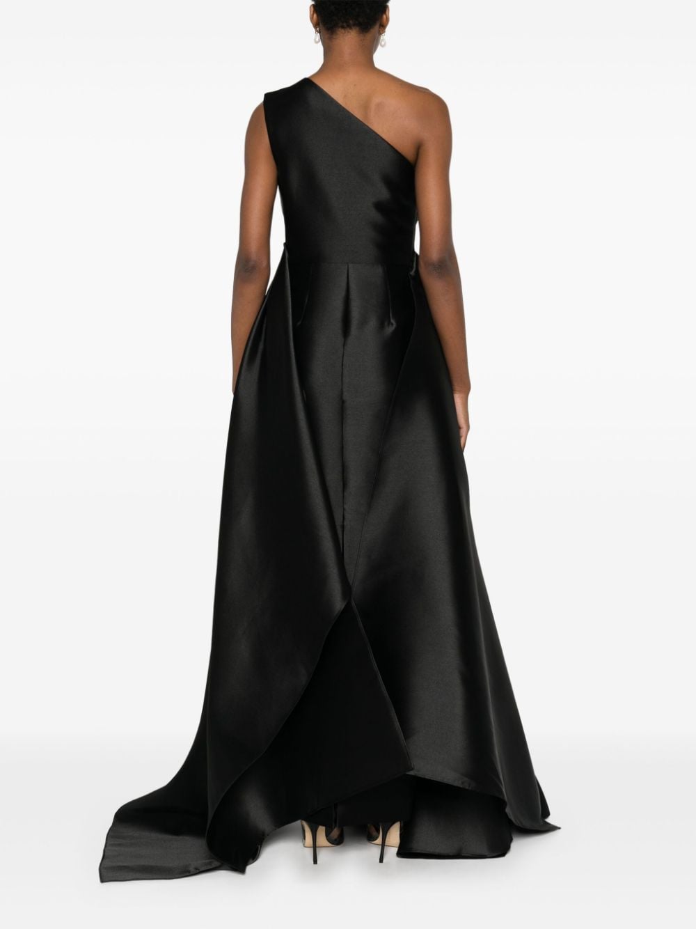 Solace London Charo One Shoulder Gown