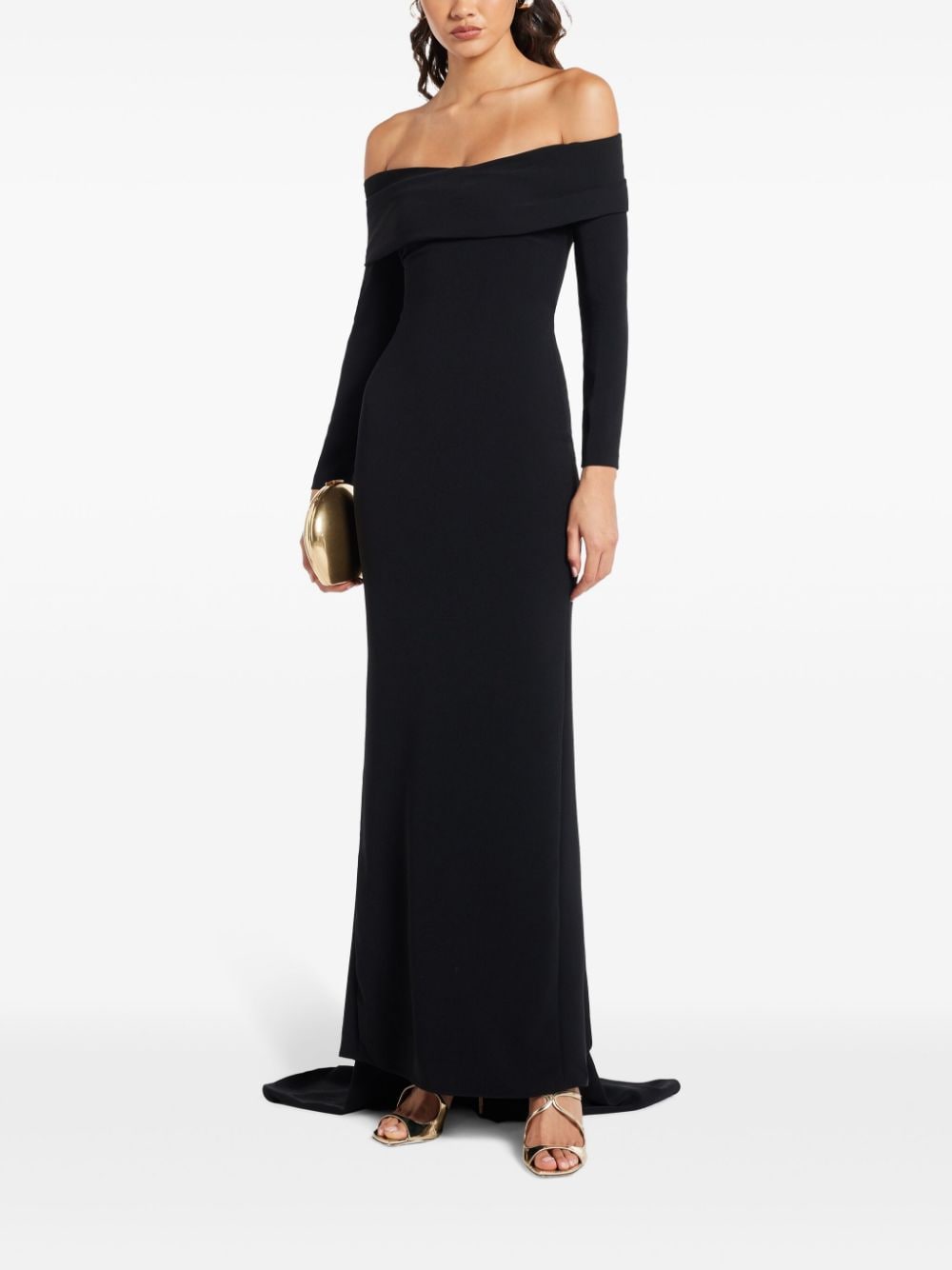 Solace London Lyla Off Shoulder Gown