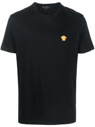 Versace Medusa Logo T-shirt In Black