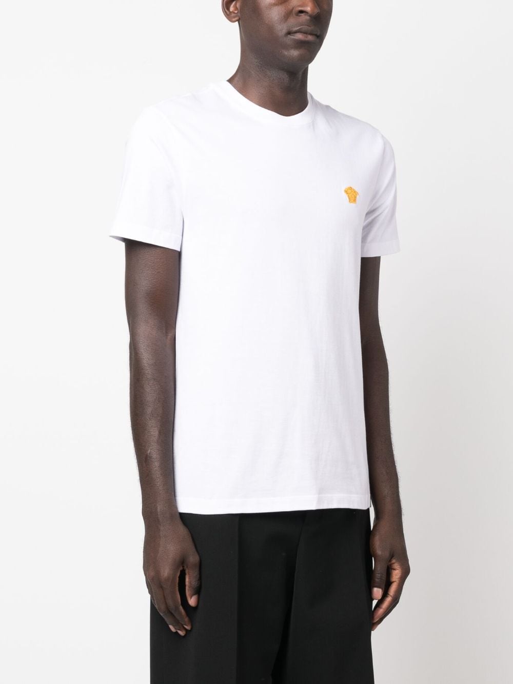 Versace Medusa Logo T-shirt In White