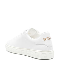 Versace Greca Faux Leather Sneakers
