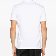 Versace Logo Print T-shirt In White