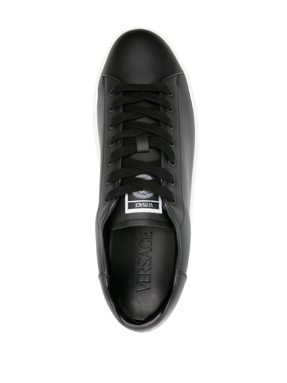 Versace Greca Faux Leather Sneakers