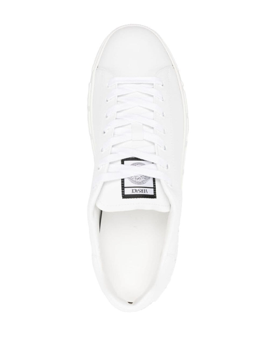 Versace Greca Faux Leather Sneakers