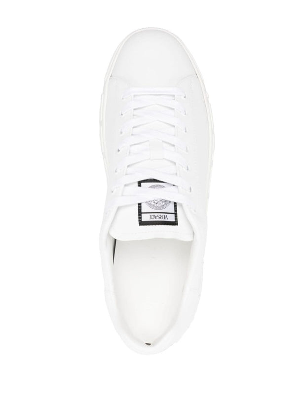 Versace Greca Faux Leather Sneakers