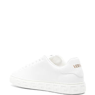 Versace Greca Faux Leather Sneakers