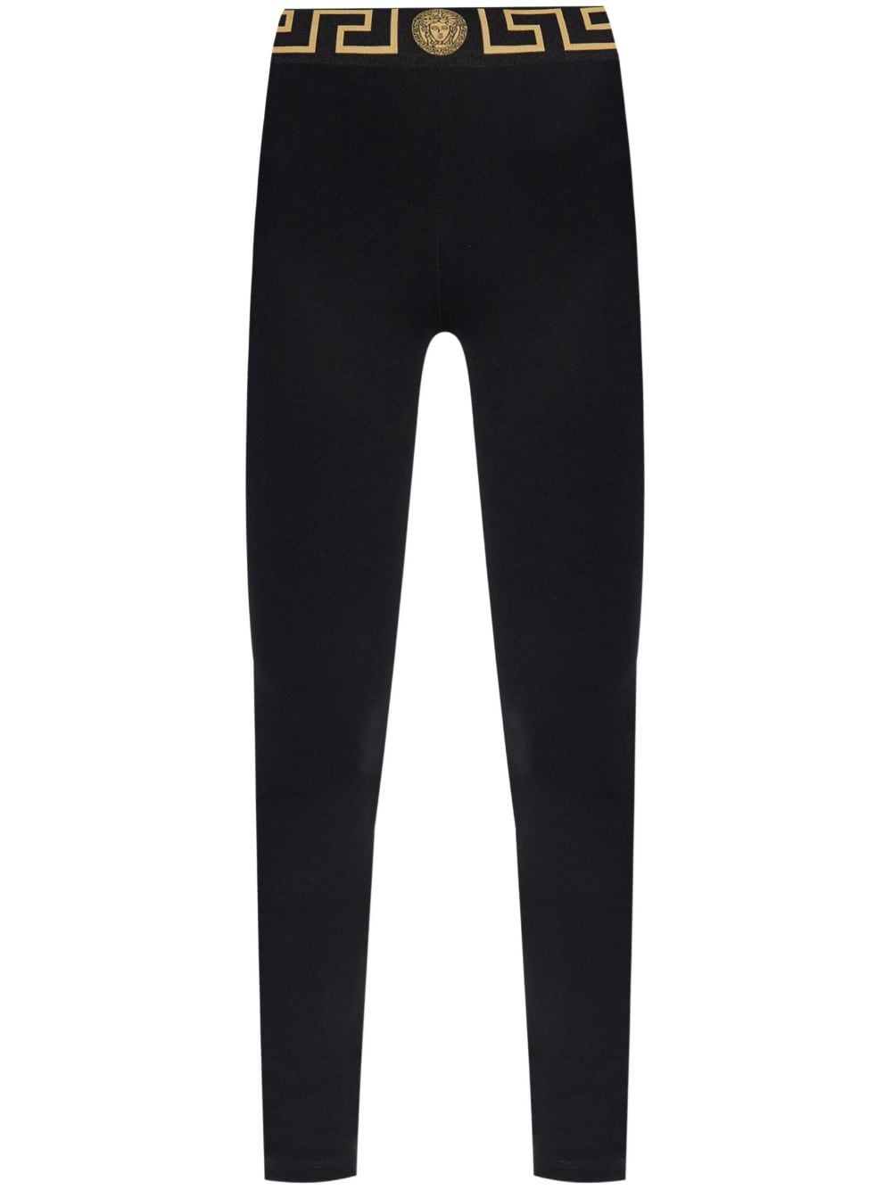 Versace Greca Leggings In Black